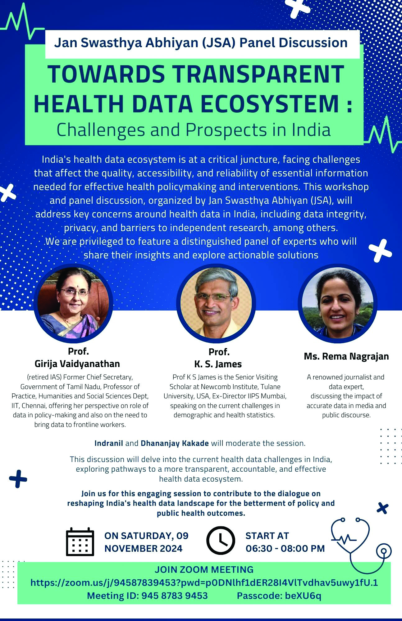 Towards transparent health data ecosystem; Challenges and Prospects in India